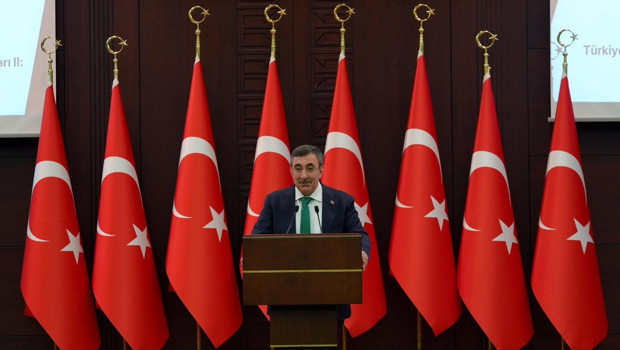 Cumhurbaşkanı Yardımcısı Cevdet Yılmaz, 'Yaşlı Bakım Modelleri Çalıştayı'na katıldı