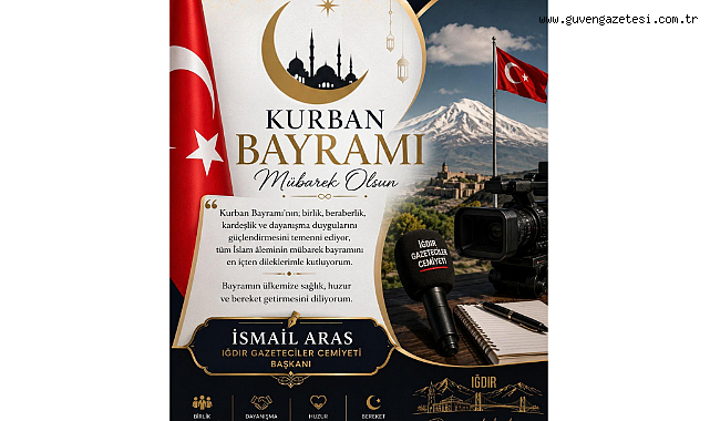 İsmail Aras'tan Kurban Bayramı Mesajı