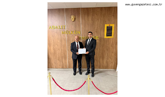 Mustafa Arslan Mazbatasını Aldı