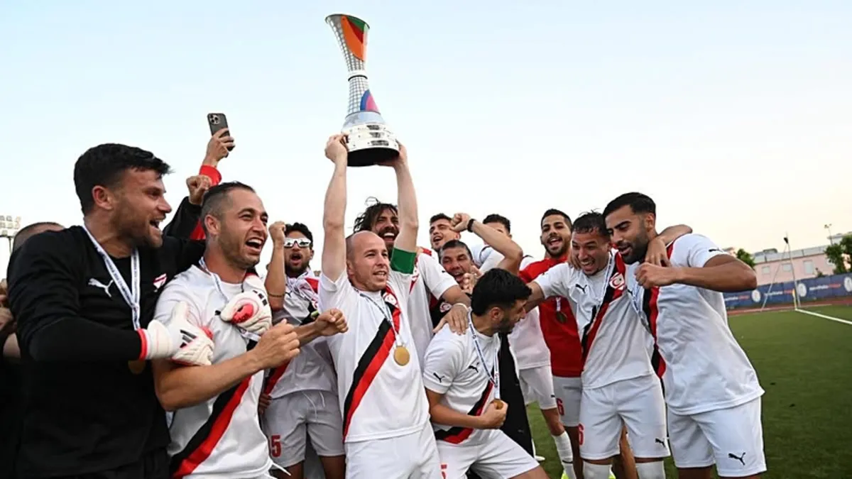 Kuzey Kıbrıs Türk Cumhuriyeti Milli Futbol Takımı, CONIFA Avrupa şampiyonu oldu!
